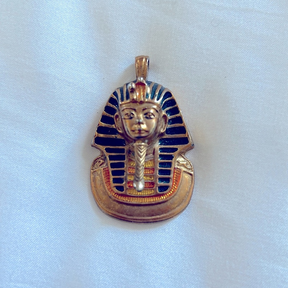 Vintage King Tut Egyptian Pendant